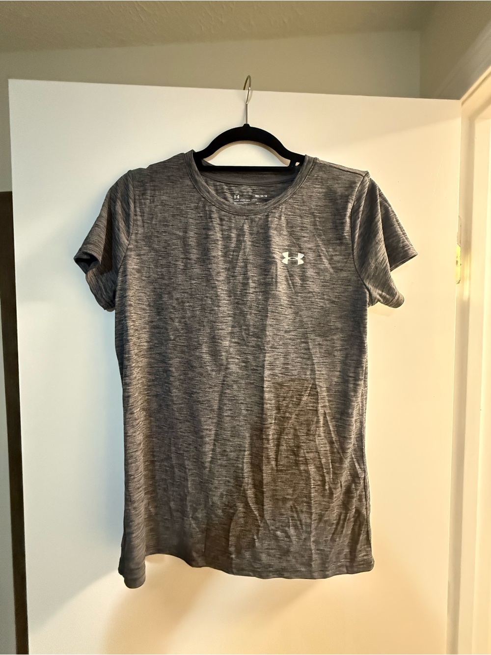 Under Armour Gray Heather Short Sleeve HeatGear Tee